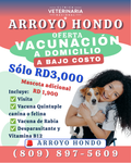 Paquete Vacunas Anuales A Domicilio - Arroyo Hondo